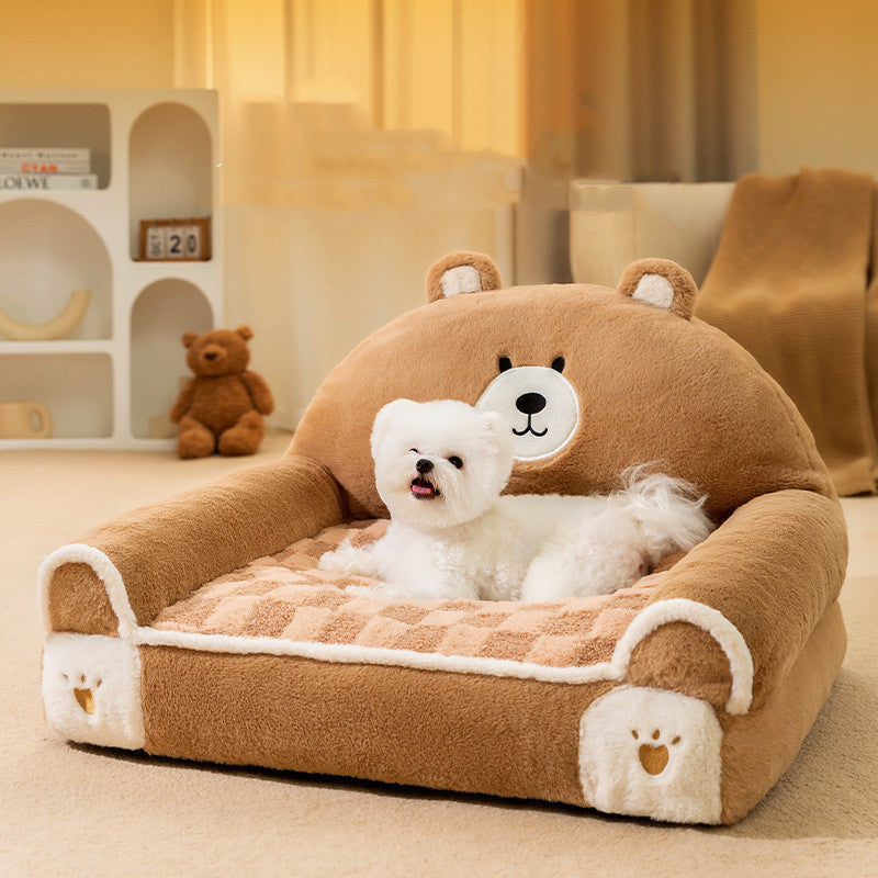 Teddy Warm Pet Bed Sofa